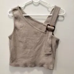 アシンメトリービスチェ ベージュ