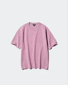 UNIQLO ウォッシャブルミラノリブニットTシャツ　　XLサイズ
