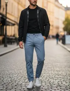 ほぼ未使用 ブラックレーベルクレストブリッジ M イージーパンツ