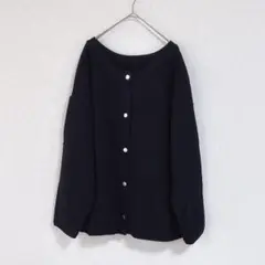 Helm◆3WAY◆ブラック◆ニットカーディガン◆Lサイズ