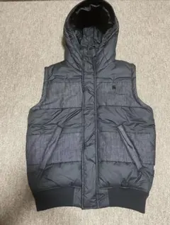 G-STAR RAW フード付きダウンベスト Mサイズ