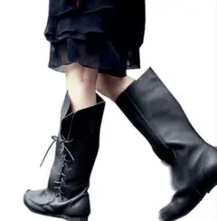 2026年最新】antiqua カラー：ブラック系 ロングブーツの人気アイテム