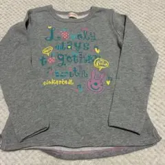 ✴︎140✴︎新品・未使用✴︎Tinkerbell 長袖トレーナー グレー