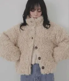 即日発送可能　早く欲しい方　LIANプードルファーブルゾン