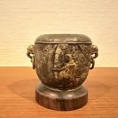 中国 銀製硯 烏銀 古董品？！ - メルカリ