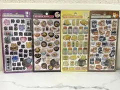 あ*な様 ボンボンドロップシール　和柄　ラーメン　サンドイッチ　漢字　犬4枚セッ