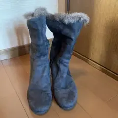 ファー付ブーツ