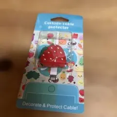 Cartoon cable protector ケーブル保護カバー いちごのサムネイル
