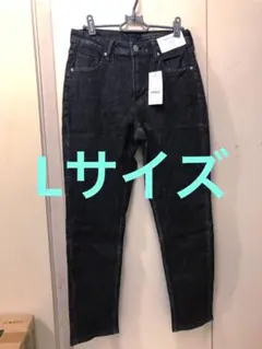 未使用　アメリカンホリック　テーパードデニム　ブラック　Lサイズ