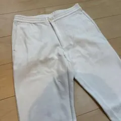 【Calvin Klein 】ホワイト ジッパー付きパンツ