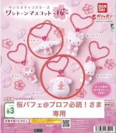 桜パフェ@プロフ必読！様専用ページ ワントーンマスコット　シナモン　プリン