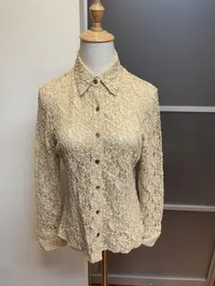 スキャパ　レースシャツベージュのサムネイル