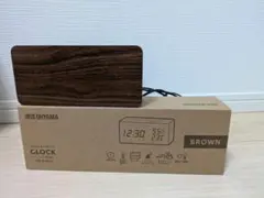 目覚まし時計 置き時計 木製 大音量 おしゃれ デジタル インテリア 温度湿度計のサムネイル