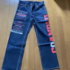 モーター・レーシングデザイン デニムパンツ