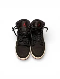 Nike Air Jordan 1 ブラック/レッド　mid