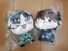 バラ売り不可　忍たま乱太郎 フリューくじ もちぴこぬいぐるみ2点 小松　土井