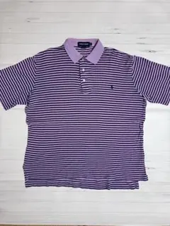 POLO GOLF ボーダーポロシャツのサムネイル