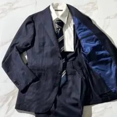 美品✨ RING JACKET MEISTER スーツ セットアップ ネイビー