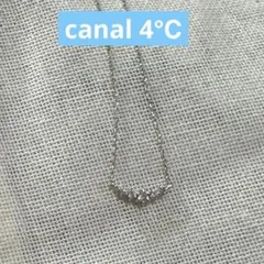 canal 4℃ K10ダイヤモンドネックレス