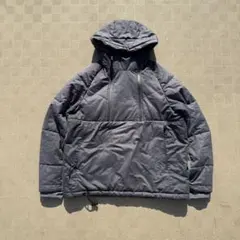 y2k 00s NIKE 黒アノラックパーカー 短丈ダウン archive L