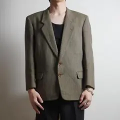 Christian Dior ツイードテーラードジャケット ブラウン/AZ23