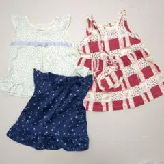 女の子　夏服　3枚セット