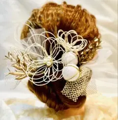 M01 水引髪飾り　卒業式　袴　前撮り　振袖　成人式