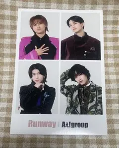 Aぇ! group Runway 特典 証明写真風フォトシート ちょいワルVer