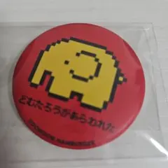 ドムドムハンバーガー　ピクセル　缶バッジ ドムたろう　ポップアップ