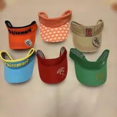 ゴルフ レディースサンバイザー 6点セット 説明必読