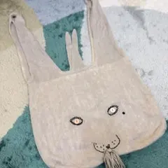 ミナペルホネン　うさバッグ大　リネン
