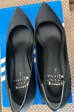 Diana ブラック　晴雨兼用パンプス 24cm 6.5cm