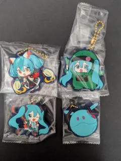 GUNDAM&MIKU Anniversary　ラバーマスコット初音ミク4種