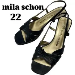 mila schon ミラ・ショーン バックバンドサンダル ブラック 22cmのサムネイル