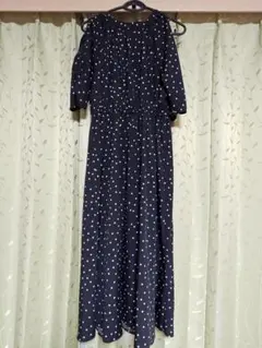 ブラック　 オフショル& 半袖　2wayワンピース