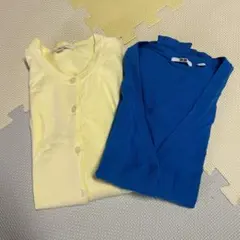 ユニクロ　Lサイズ長袖カーディガン2枚セット