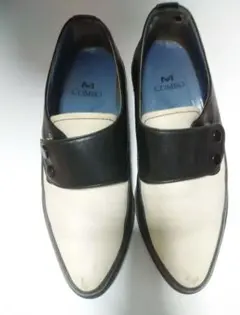 CITY COMBO y2k バイカラー ポインテッドトゥ フォーマル 革靴