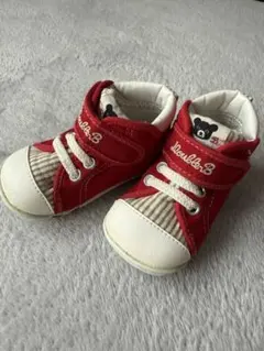 DOUBLE.B 赤　スニーカー 12.5センチ　ミキハウス