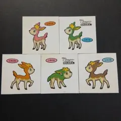 ポケモンパンシール　ポケモンデコキャラシール　シキジカ　可愛い　ノーマル