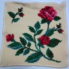 FEILER バラの花柄 ハンカチ