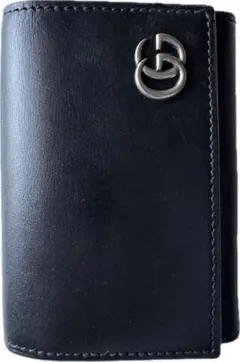 「美品」GUCCI グッチ レザー カードケース 名刺入れ ブラック 正規品箱付