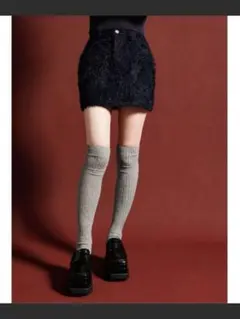 ダーリッチ カットジャガードミニスカート 斉藤早紀 S