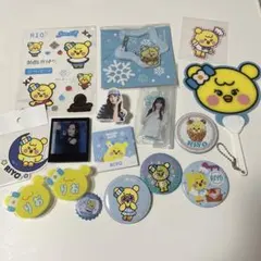 NiziU リオ リヨ 缶バッジ アクスタ ネームバッジ グッズ 16点セット