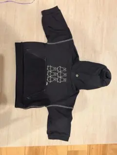 ミッフィープリント 黒 パーカー 90cm