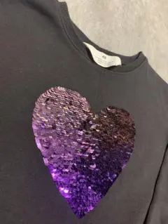 H&M ハートスパンコールワンピース　110