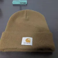 carhartt アクリルニット帽 ブラウン