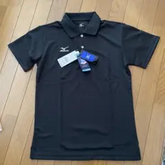 Mizuno ブラック ポロシャツ