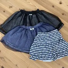 3点おまとめ✴︎チュールスカートセット 120のサムネイル