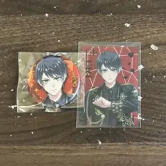 デュース ブレイジングジュエルオーロラカード、缶バッジ