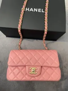 CHANEL ミニマトラッセ20ピンク
